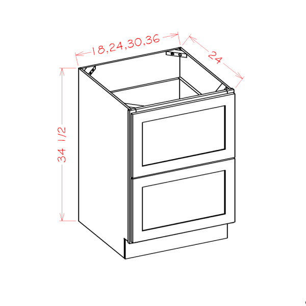 TWO DRAWER BASES