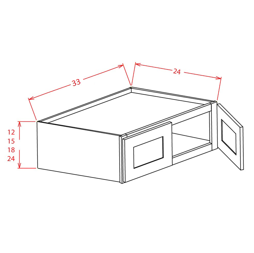 15" HIGH WALL REFRIGERATOR CABINETS