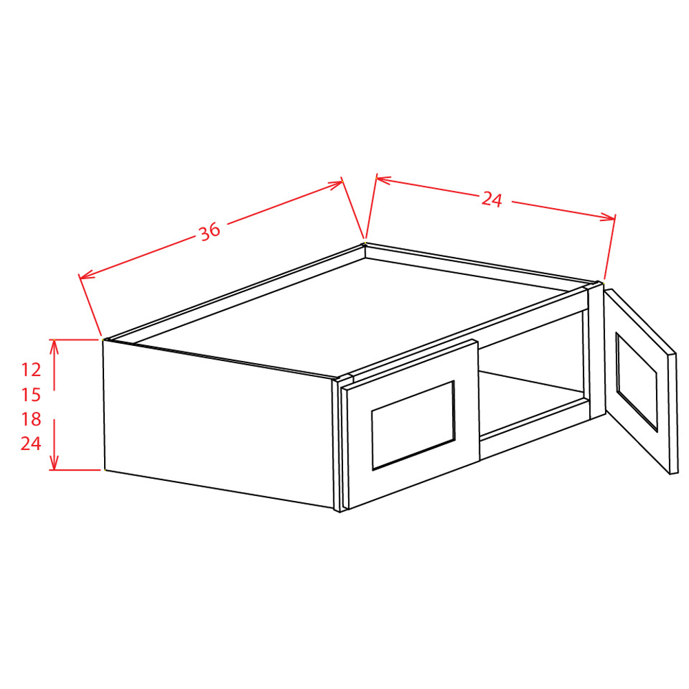 18" HIGH WALL REFRIGERATOR CABINETS