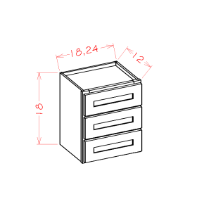 THREE DRAWER TOWER STACKING CABINETS