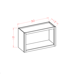 WALL OPEN CABINET