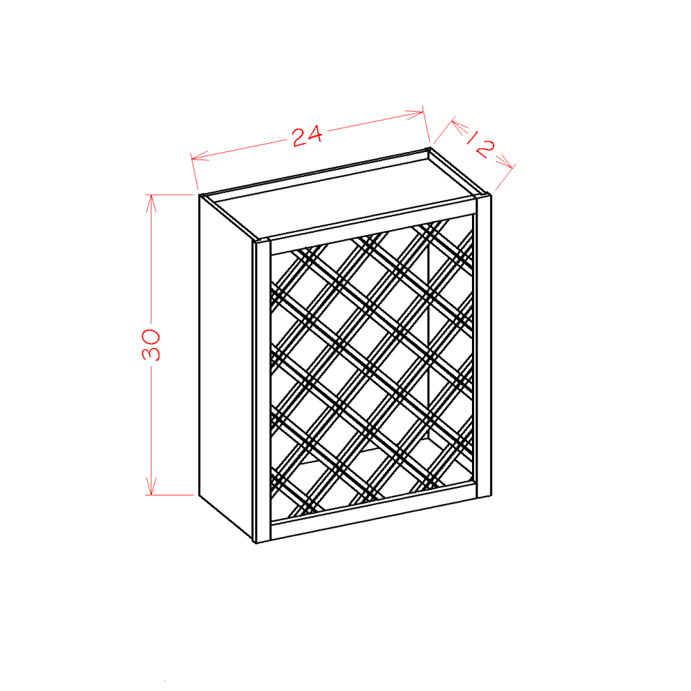 WALL WINE RACK CABINET