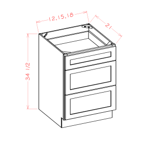 VANITY DRAWER BASES