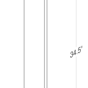 BASE FILLER 34.5"H