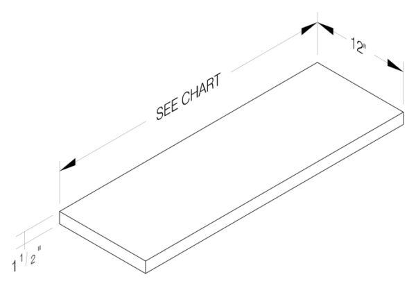 SPECIAL SHELVES THREE SIDE VENEER EDGEBAND