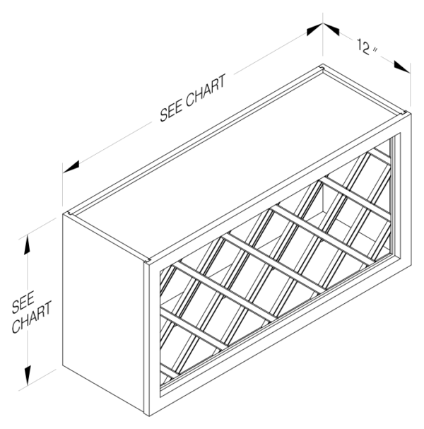 WINE RACK WALL CABINET